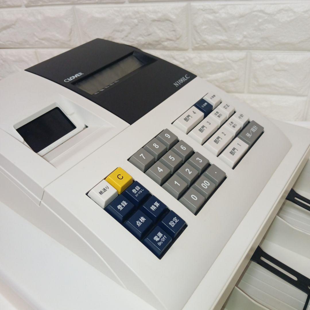 レジスター クローバー電子 CLOVER　N100LC 店舗用品 【送料無料】