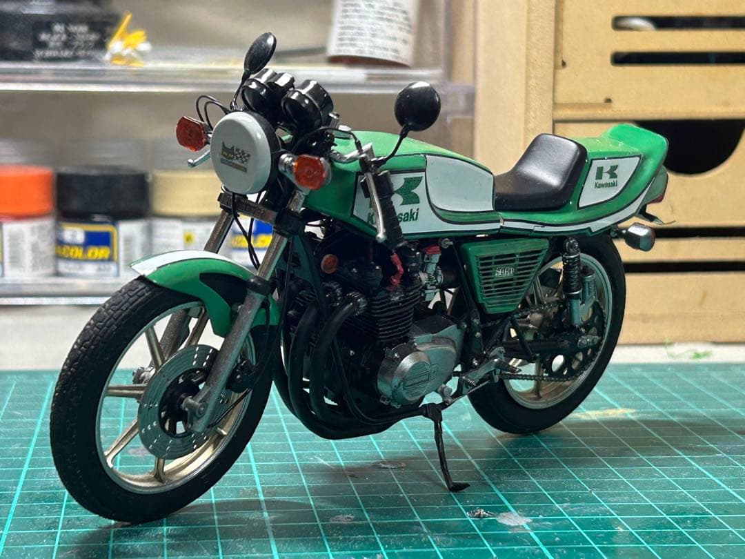 アオシマ Z400FX セレクト カフェスタイルカスタム完成品