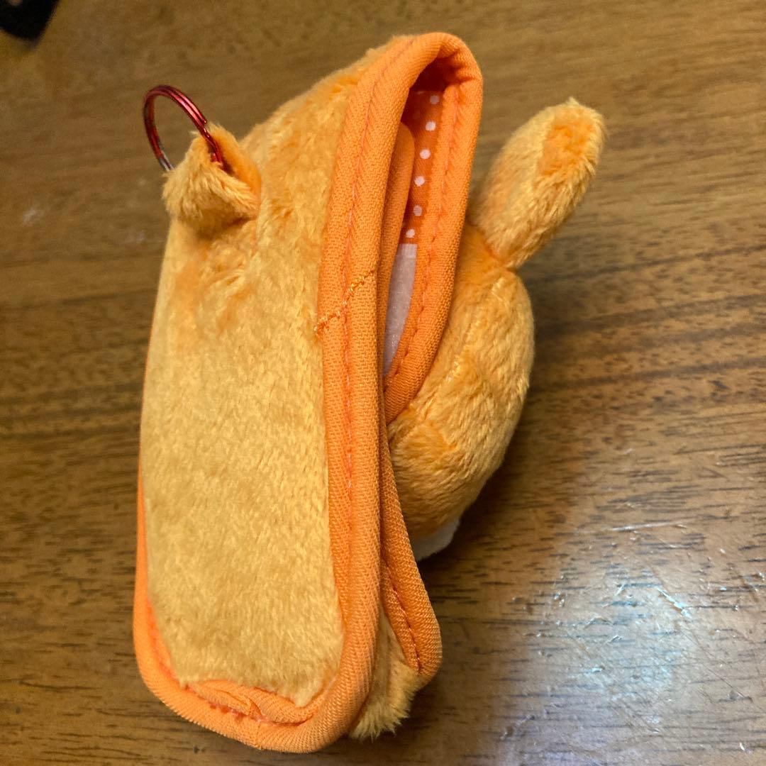 marble mascot ぬいぐるみポーチ　マーブルマスコット　オレンジ　クマ