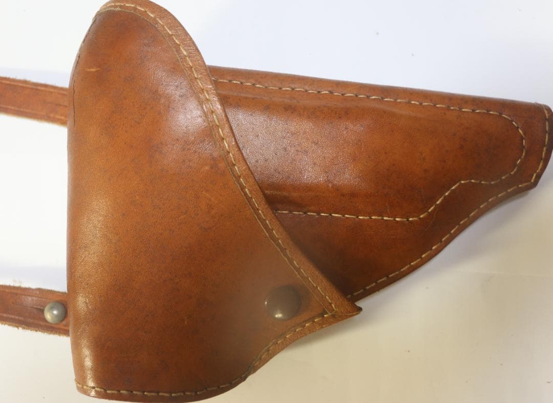 超貴重 旧陸軍 94式自動拳銃用革製レプリカホルスター 中古品