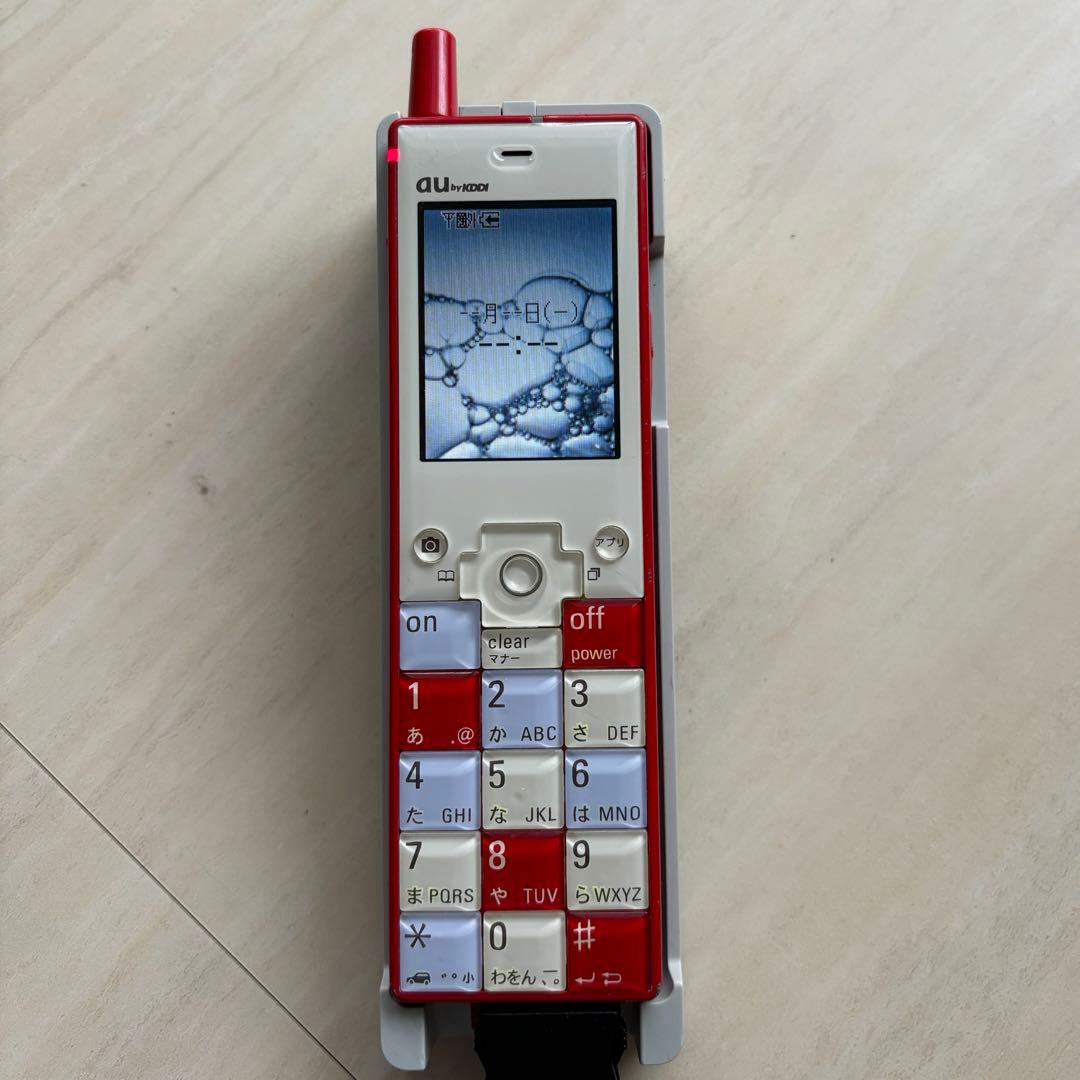 起動可】au INFOBAR 初代 インフォバー NISHIKIGOI 錦鯉