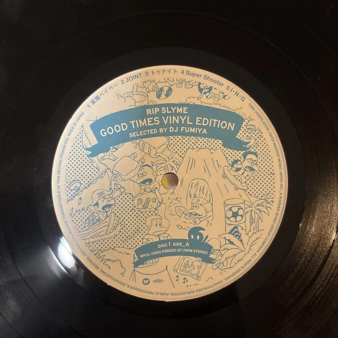 RIP SLYME GOOD TIMES VINYL EDITION レコード