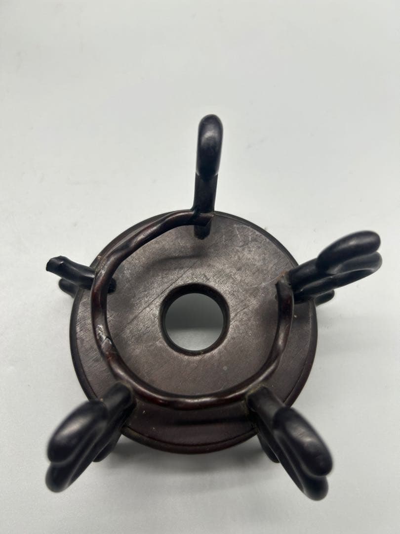 【骨董品】　老唐木底座　複数枚