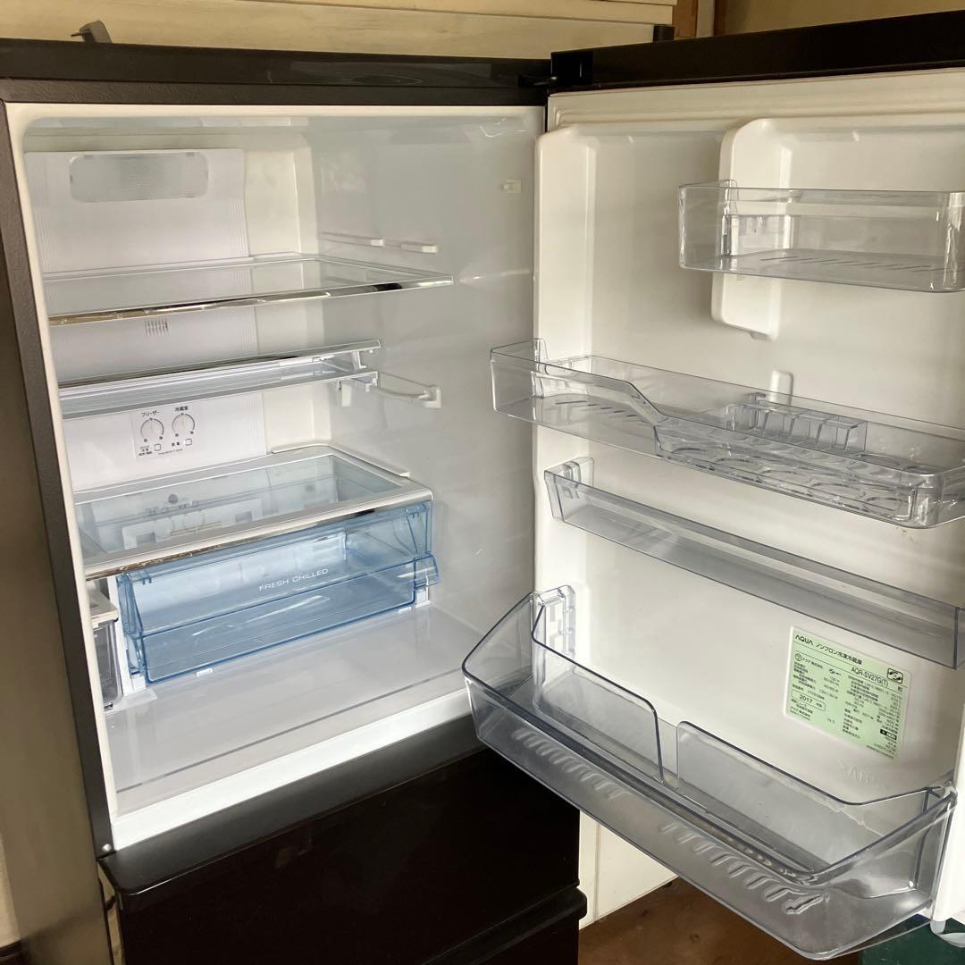 【AQUA】 冷凍冷蔵庫 [3ドア /右開きタイプ /自動製氷機付/2