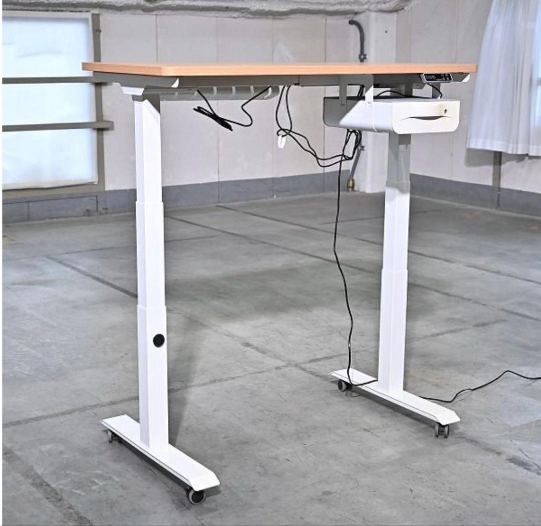 【Cheese】FlexiSpot E7 ホワイト フレキシスポット