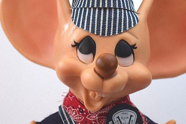 1970’s トッポジージョ ビンテージ 貯金箱 ソフビ TOY ヒッコリー