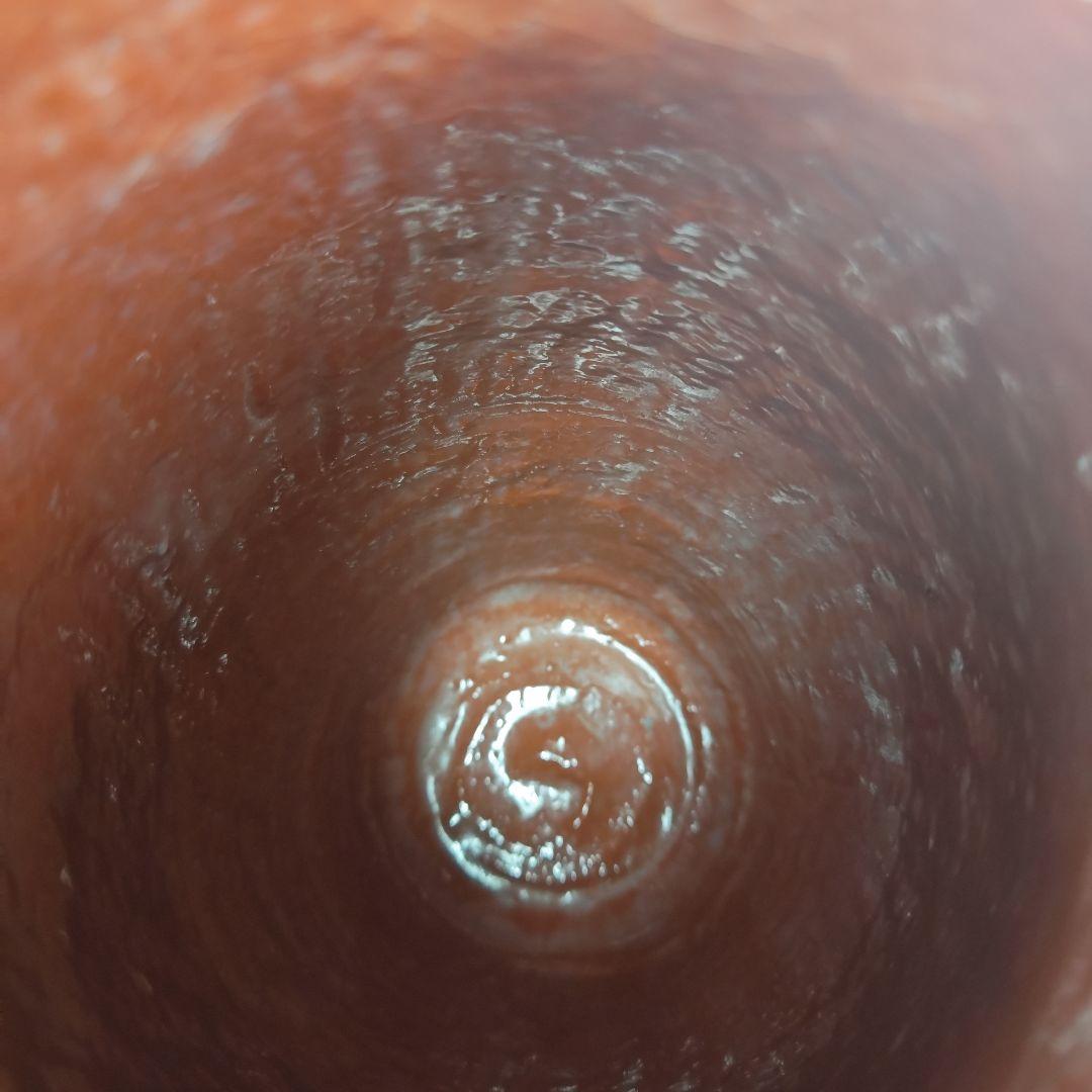 ウ295 水指『川崎和楽造』『梔子くちなし 赤楽 水指 共箱』茶道具