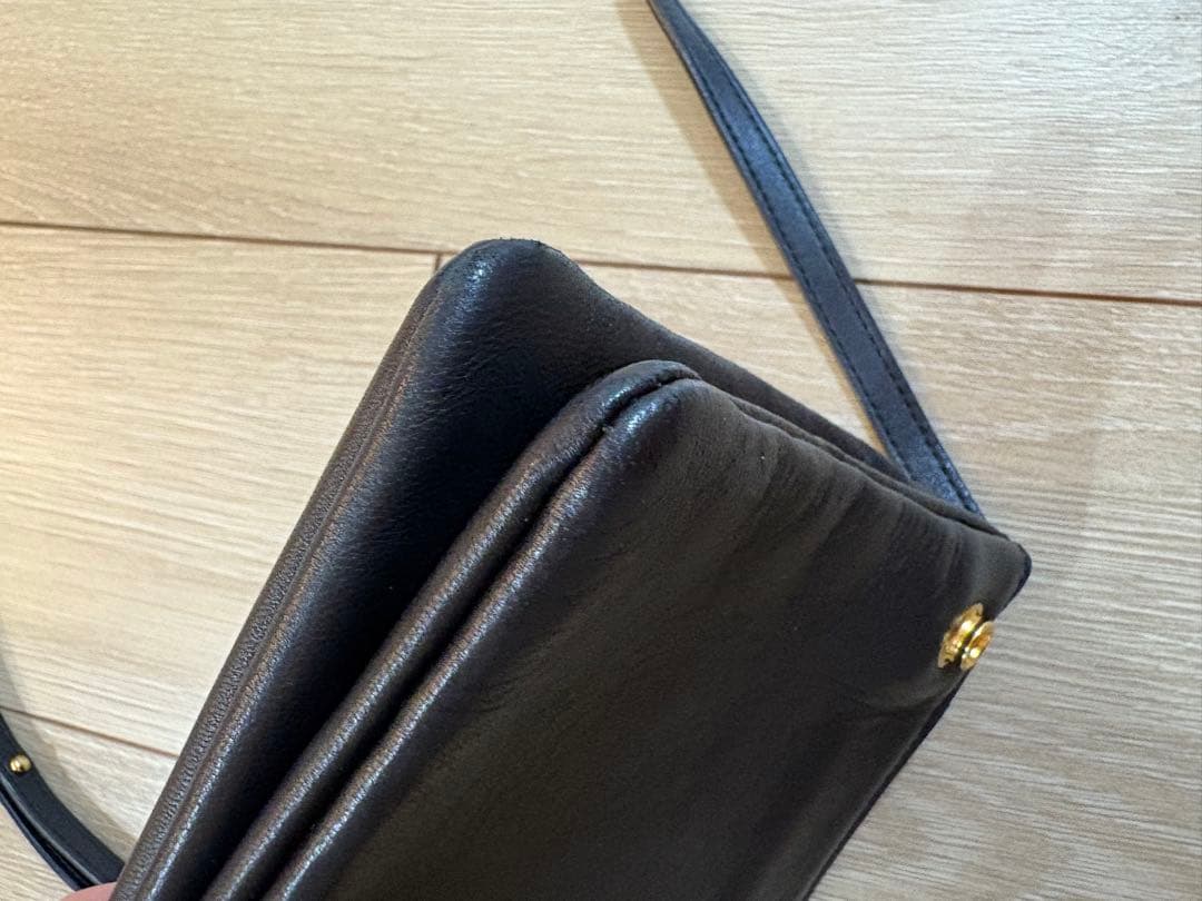 最終価格CELINE トリオショルダーバッグ ブラックスモール