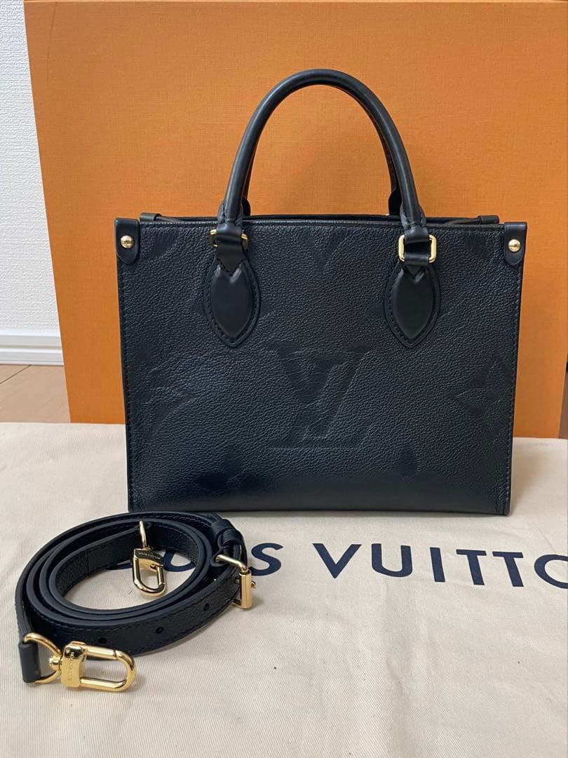 RFID 正規品 ルイヴィトン オンザゴーPM アンプラント ブラック