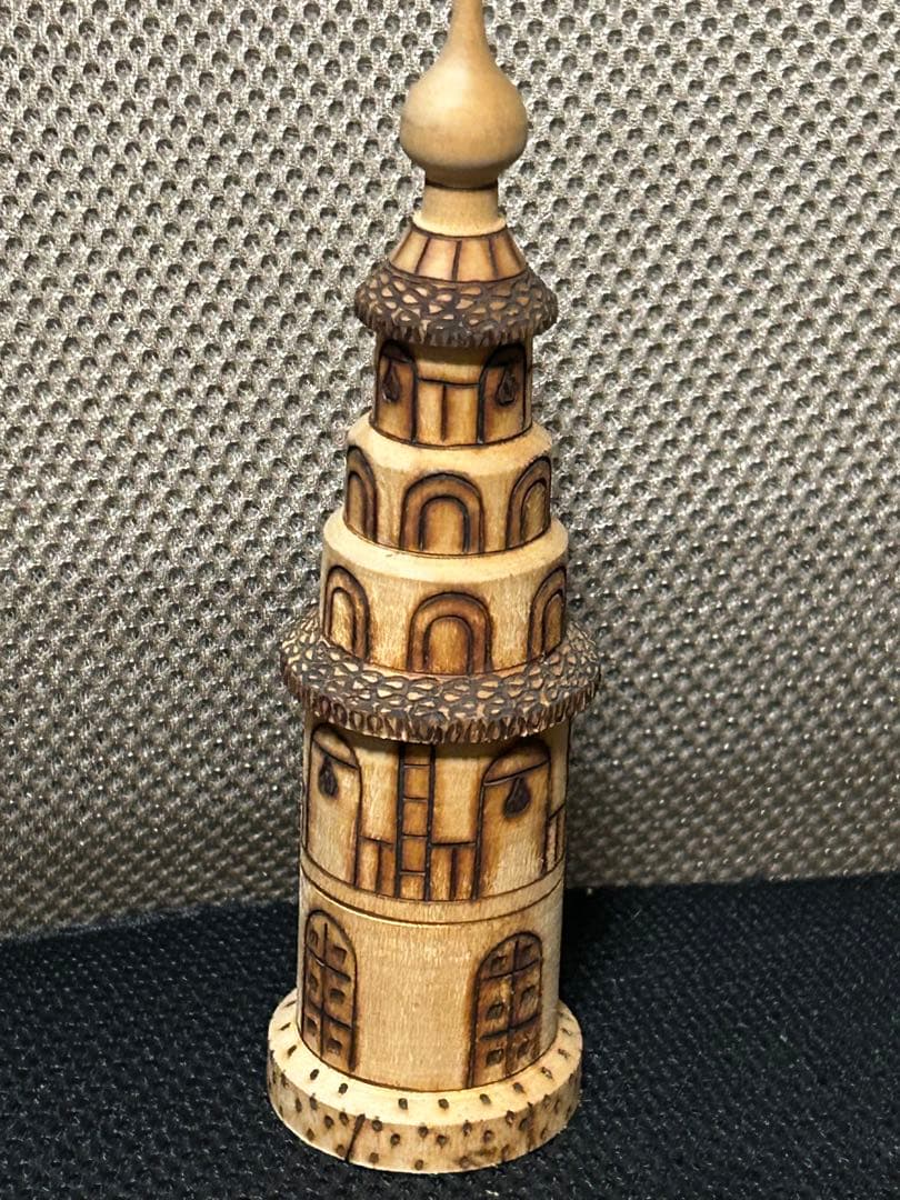 民芸品 木製 彫刻 ロシア？ 王様 置物 ヴィンテージ 美品 まとめ