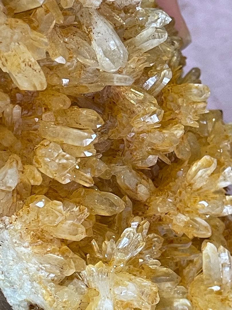 黄水晶クラスター♪値下げ済