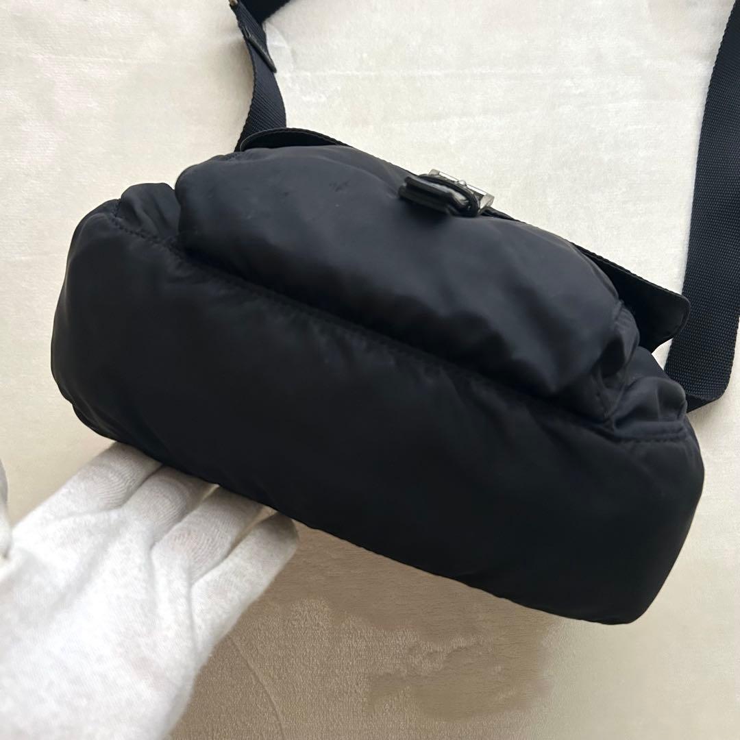 PRADA プラダ ショルダーバッグ テスート 黒