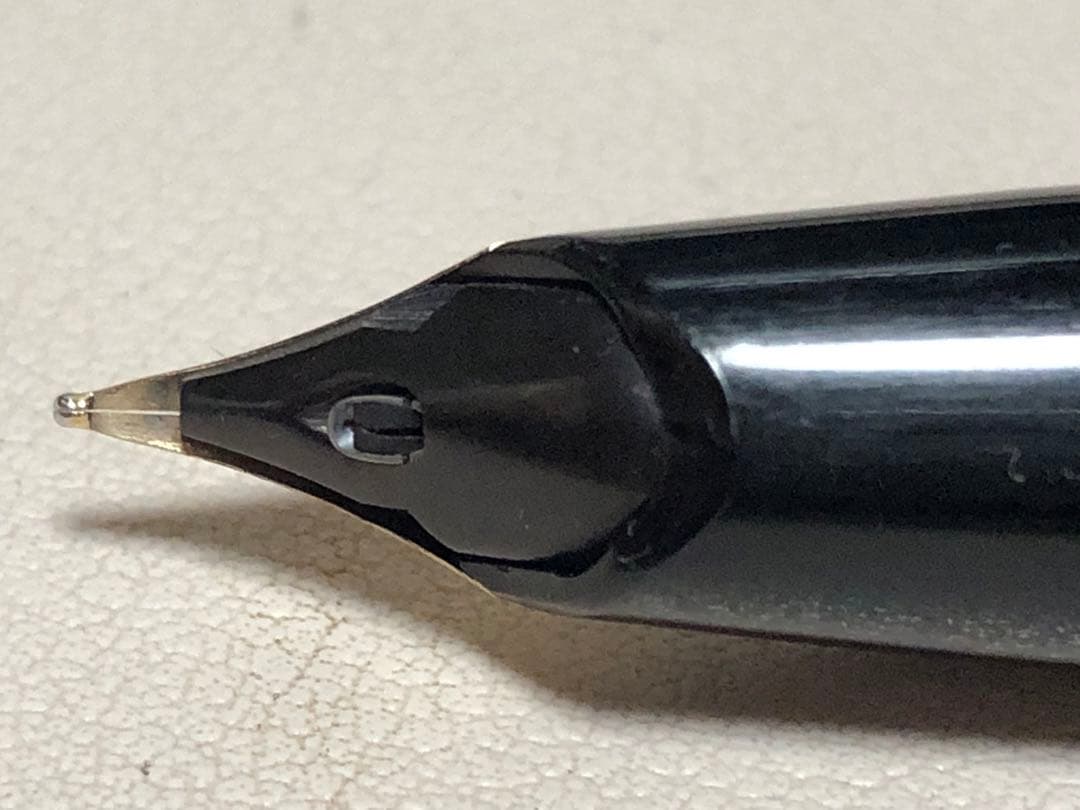 SHEAFFER シェーファー 万年筆 スノーケル ブラック×シルバー