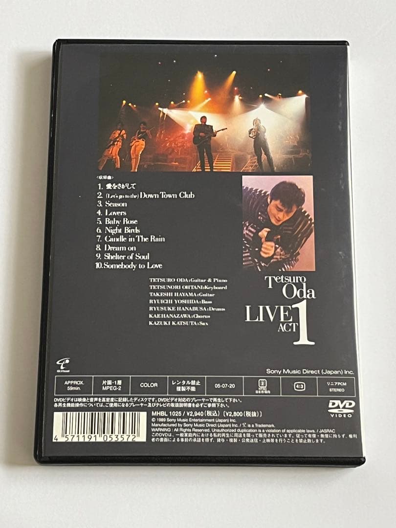 工場 直営 店CD・DVD・ブルーレイ - 織田哲郎 Tetsuro Oda LIVE ACT 1