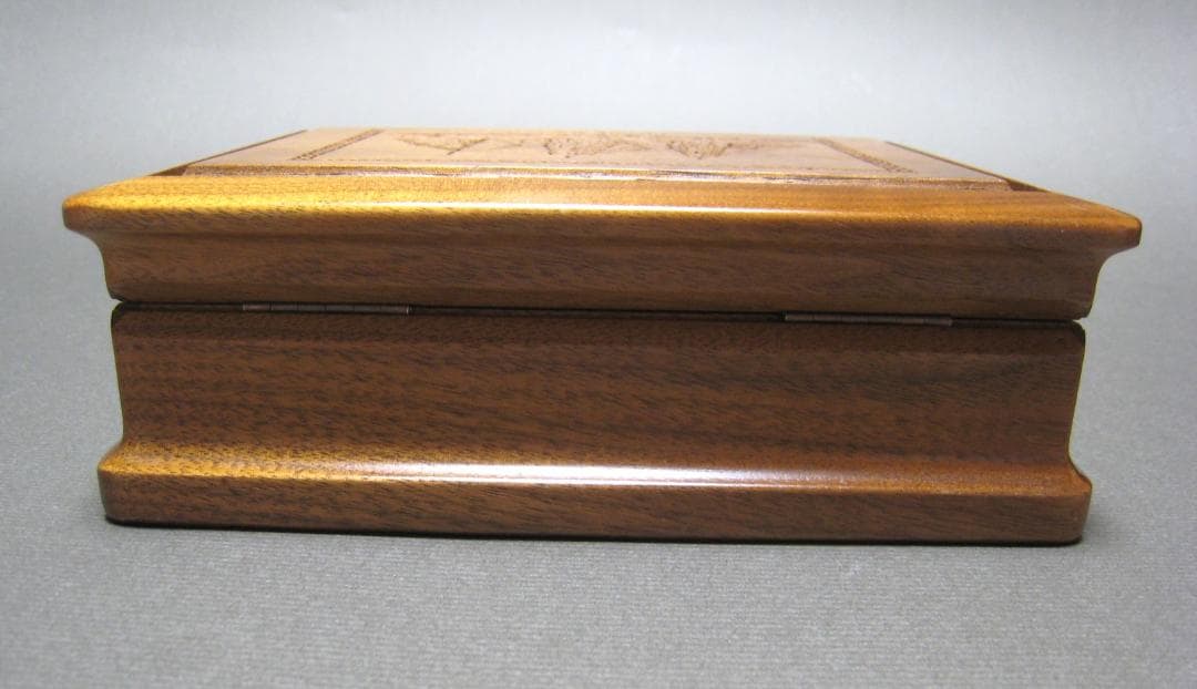 WOODREX 帆船 細密彫刻 宝石箱 小物入 船 木彫 ジュエリーボックス