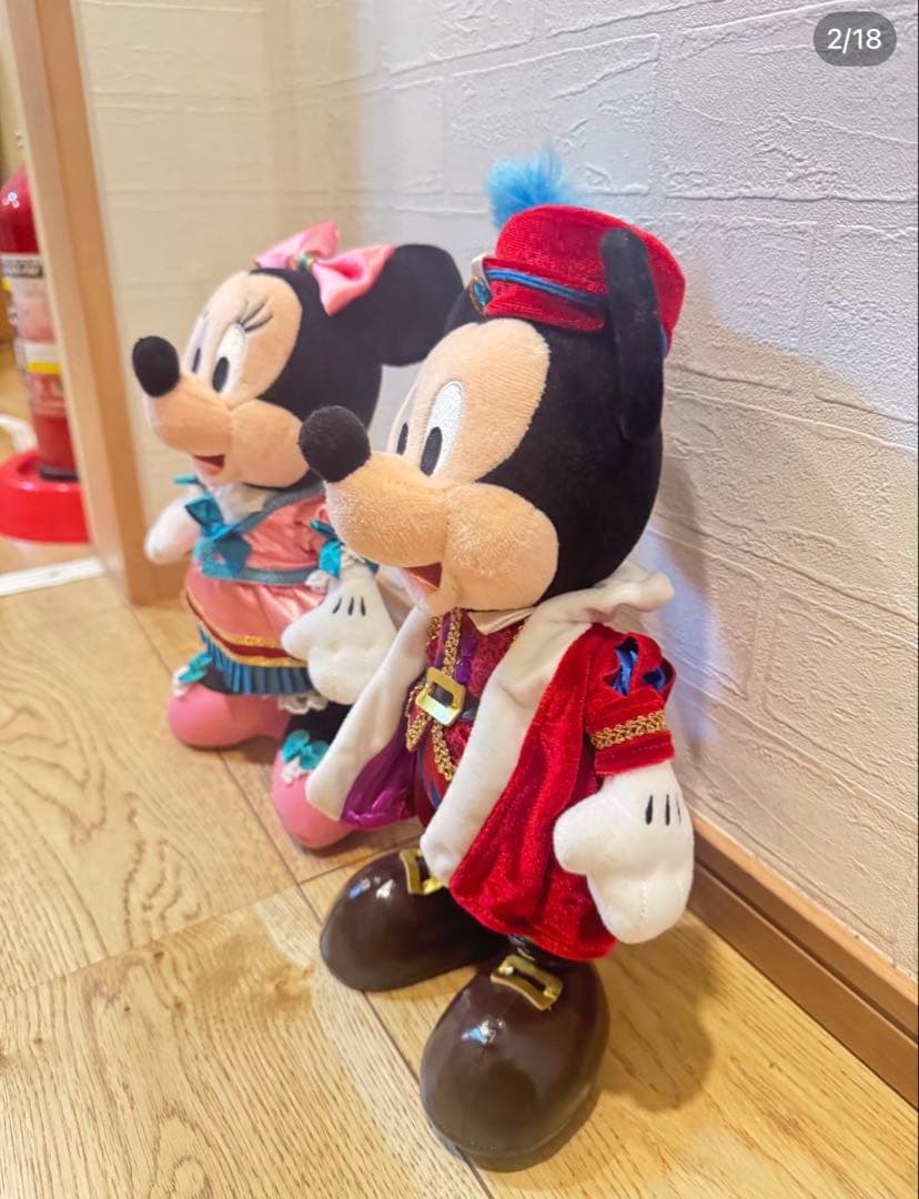 宿泊者限定 10点 東京ディズニーシー　ホテルまとめ　ミッキー&ミニーぬいぐるみ