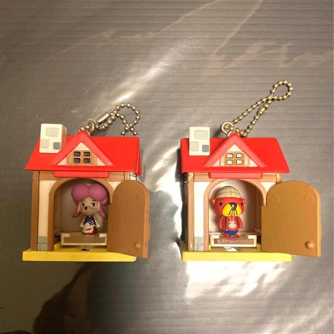 おいでよどうぶつの森 ミニミニハウスキーチェーン＆フィギア