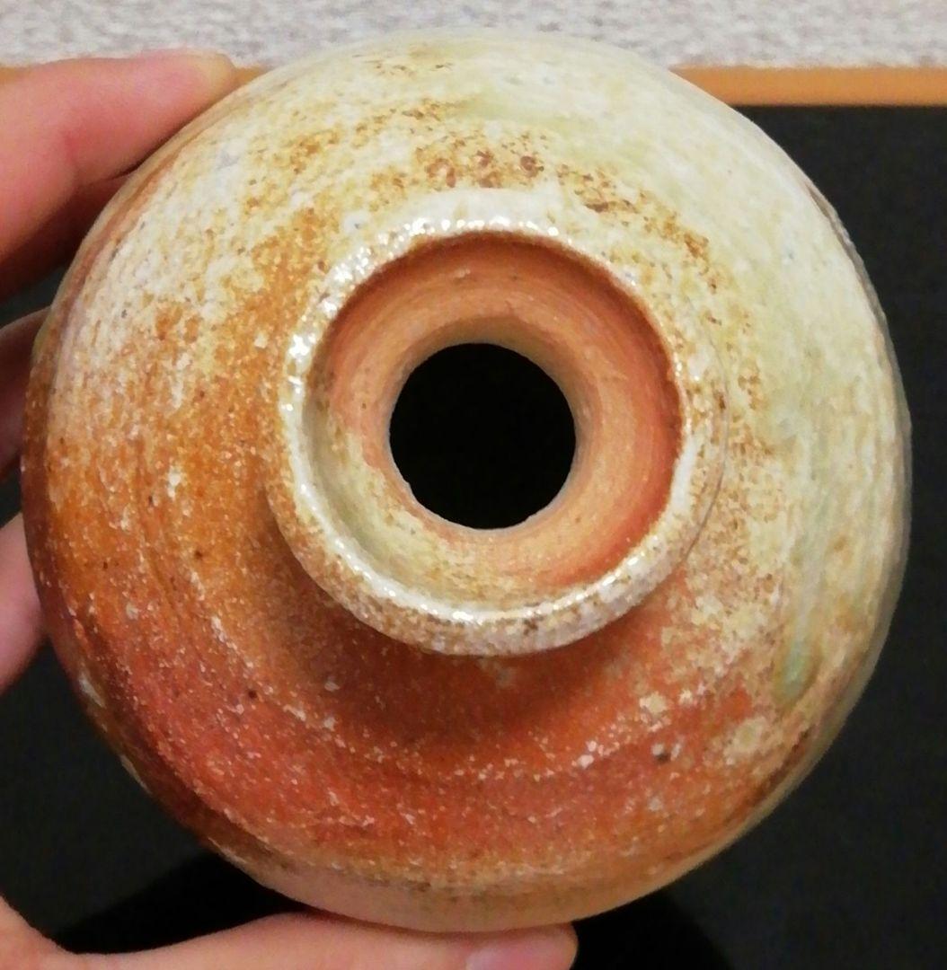 井村侊生作　信楽焼　徳利　共箱　酒器