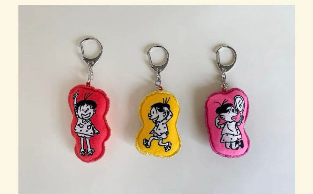 わかめちゃん刺繍キ リング おにごっこするものかのゆびとまれ M 長谷川