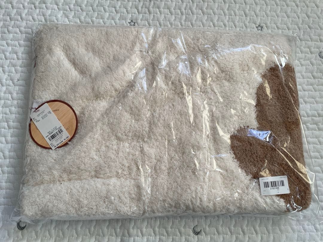 【新品】ジェラートピケ　HOLIDAYジェラートスノーベアジャガードブランケット