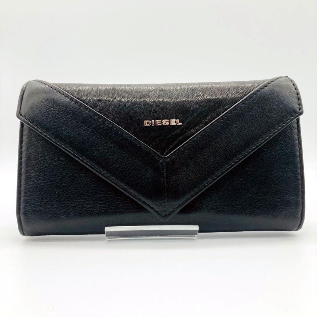 ディーゼル ウォレットショルダー ショルダーバッグ 財布 レザー ブラック