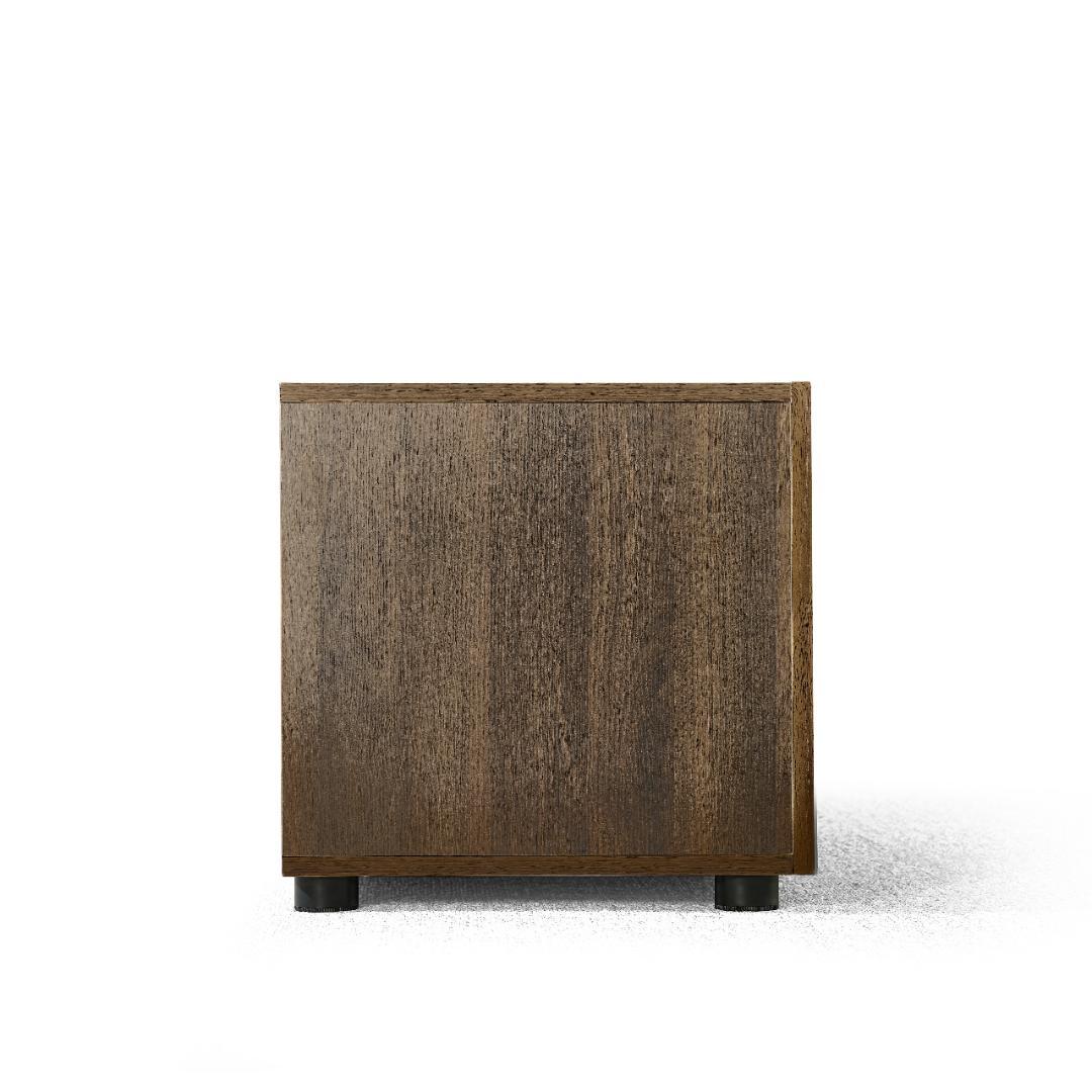 新作】和風モダン TVボード ウォールナット材 収納付き