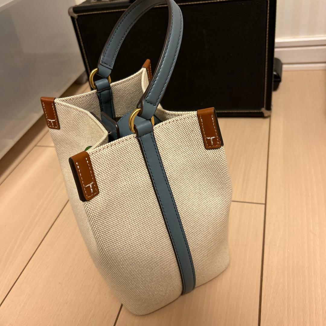 トリーバーチ　Tory burch キャンバス　ショルダーバッグ2way