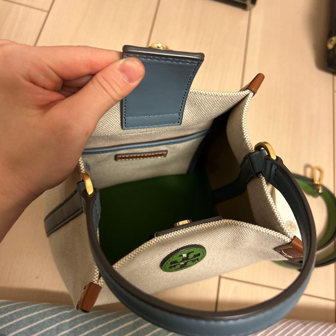 トリーバーチ　Tory burch キャンバス　ショルダーバッグ2way