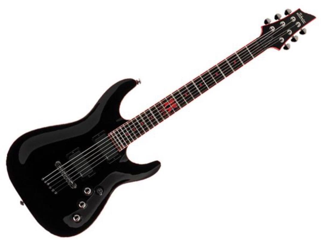 SCHECTER C-1 SHE DEVIL ブラック&レッド