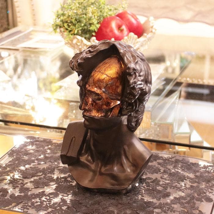 ダビデ×スカル アートオブジェ ダビデ像 胸像 インテリア 128-123