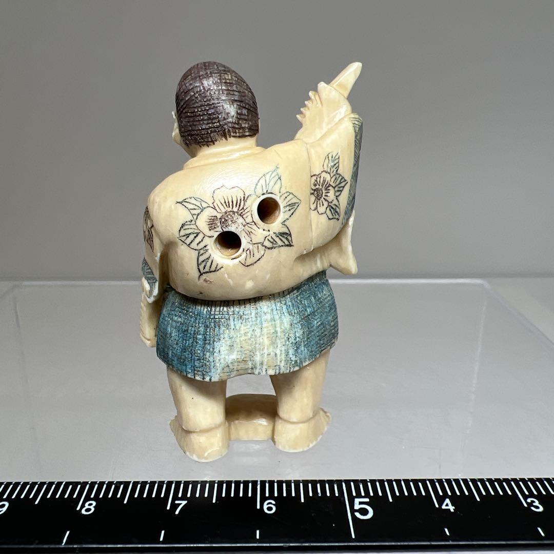 極上人物根付14g 東Y7-0904ア㉞タニチ