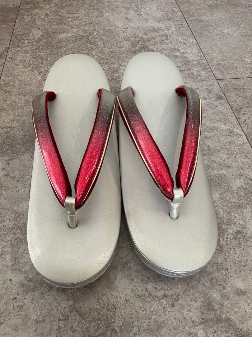 成人式に⭐︎和装用バッグと厚底草履セット