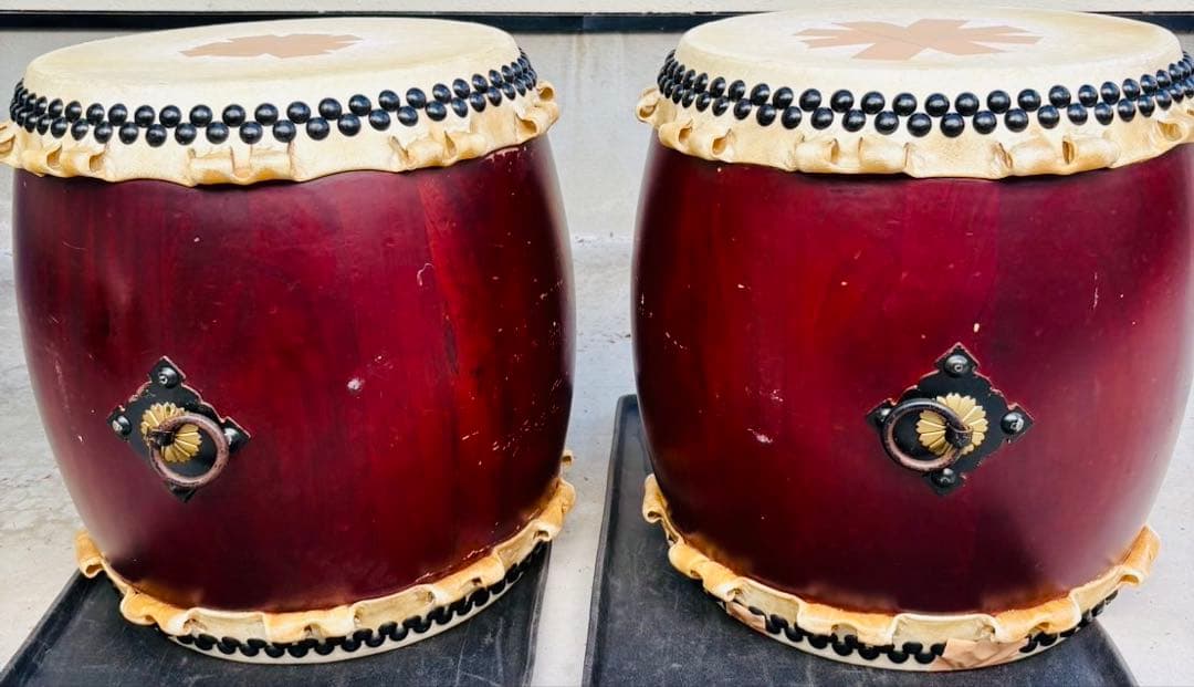 長胴太鼓 和太鼓 1.4尺 バチ4本・カバーセット 長胴太鼓 和太鼓 1.4尺