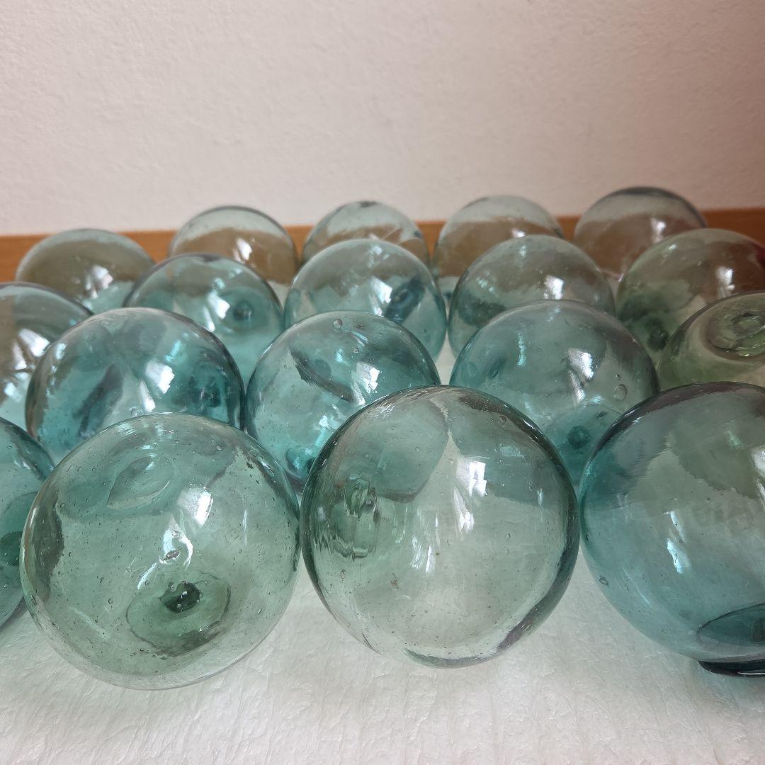 ガラス浮き玉 ガラス玉 9cm x 18 - メルカリ