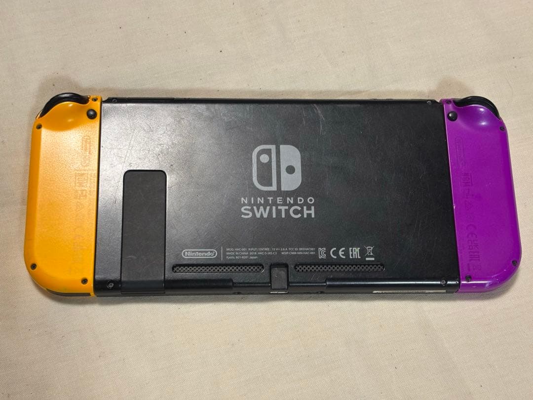 Nintendo Switch オレンジ/紫 本体+SDカード+本体ケース付き
