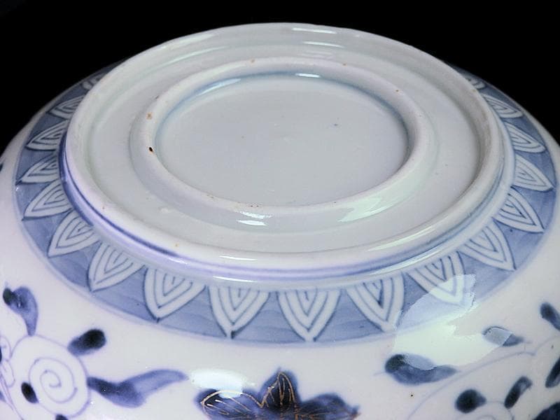 古伊万里 色絵 花鳥紋に獅子の図 深鉢 D285AS-CQm - メルカリ