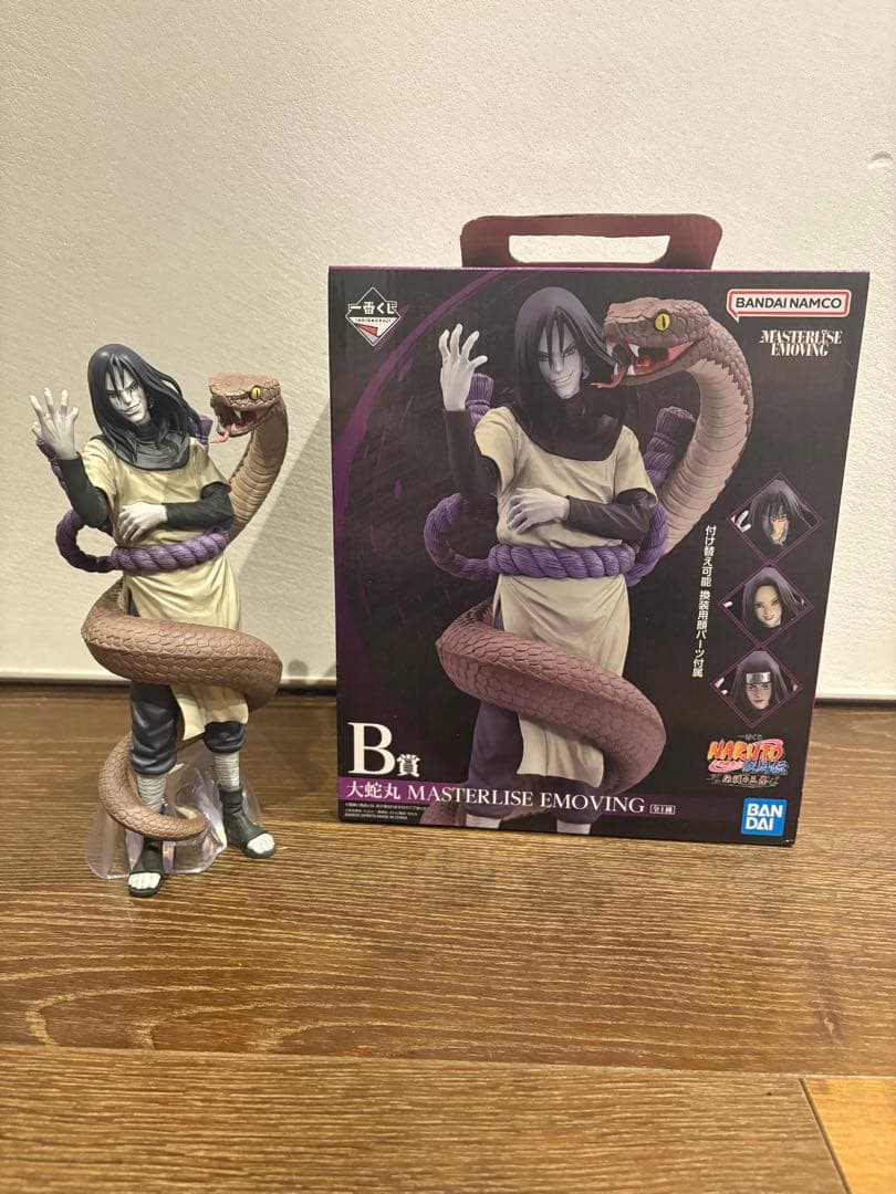 NARUTO一番くじ】 伝説の三忍 自来也 大蛇丸 綱手 セット