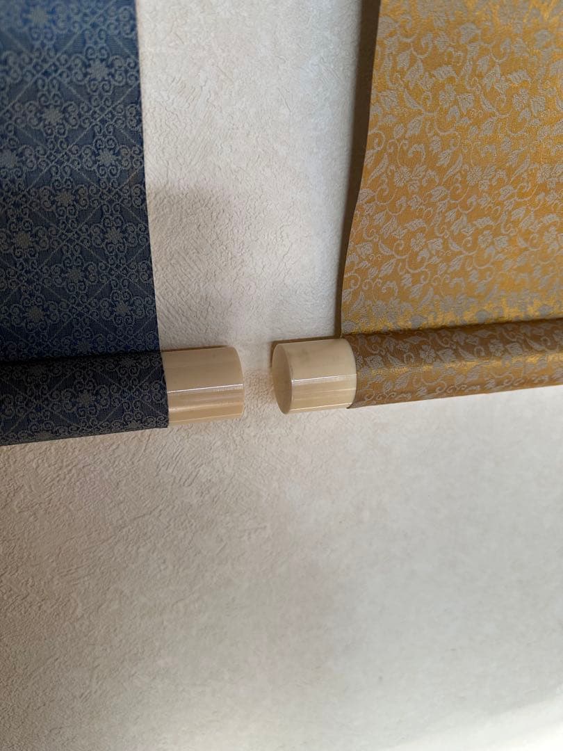 中国美術 寒山拾得 対幅 拓本？ 寒山寺 掛け軸 寒山拾得図 拓本 掛軸 (本