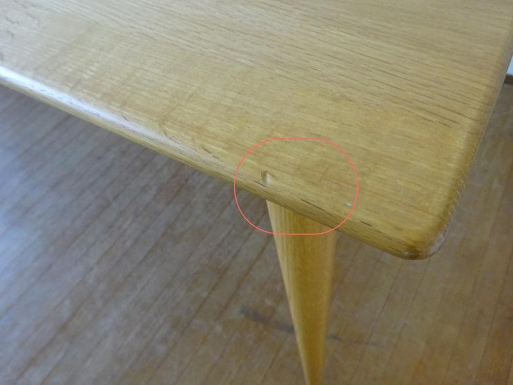 けんた　日進木工　WHITE WOOD　ダイニングテーブル　W150　美品