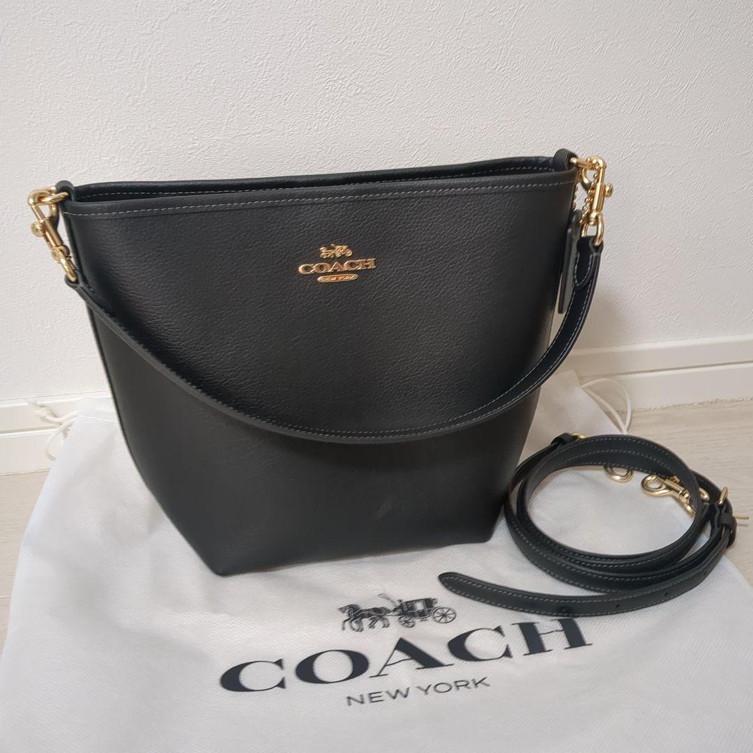 【極美品】COACH　コーチ CT801　シティ バケット バッグ　ブラック