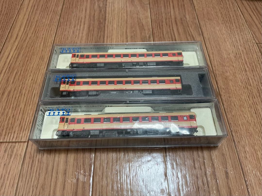 加工済 KATO キハ58 キハ28 カニかに但馬仕様3両セット