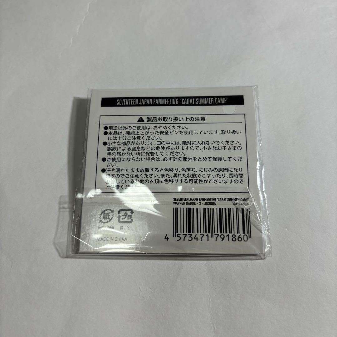 セブチディノネームワッペンcarat summer camp 新品未開封