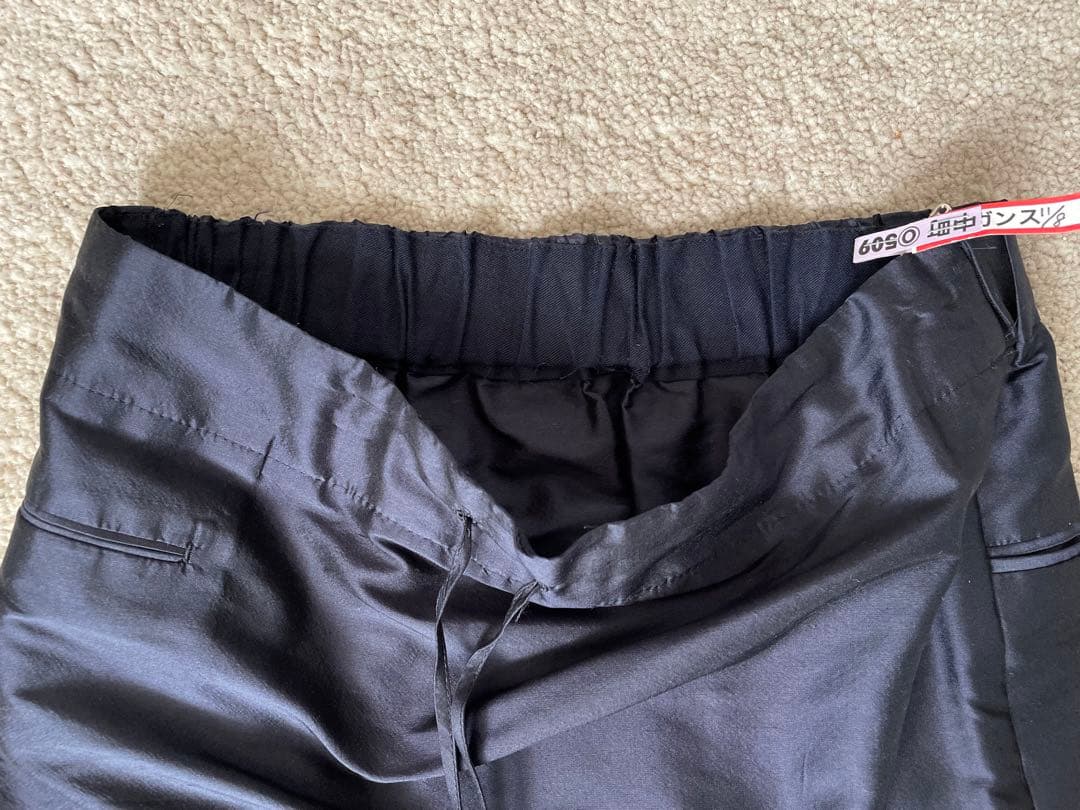 再値下/美品ドレステリアDRESSTERIORシルクストレートスカーネイビー38