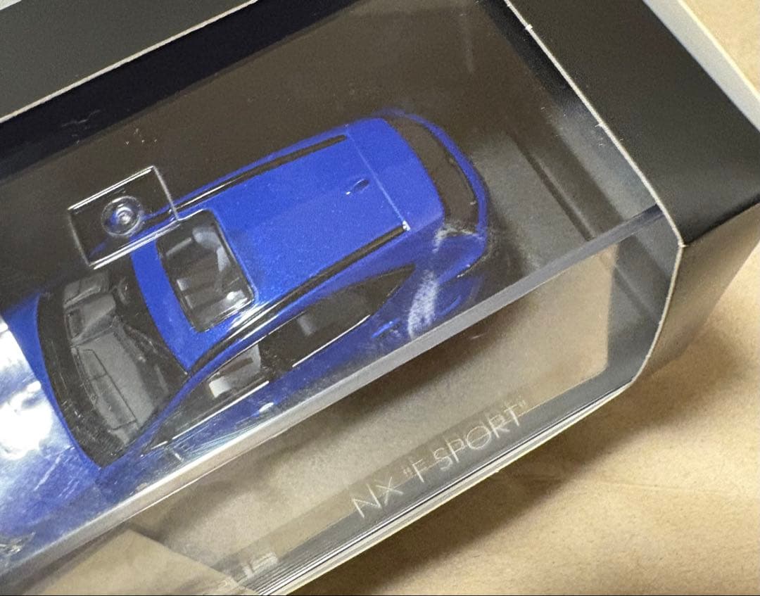 レクサス NX 350h F SPORT ミニカー　京商　ブルー