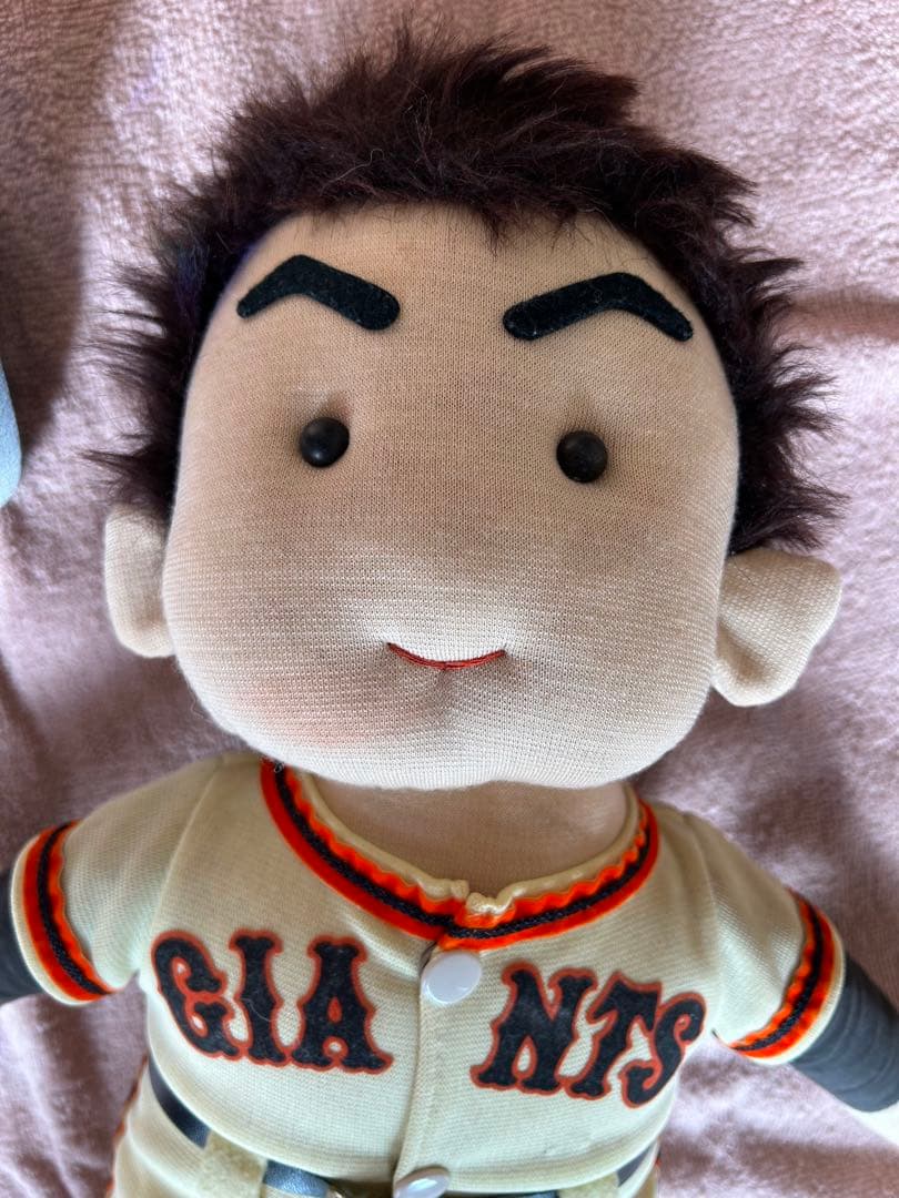 昭和レトロ 読売ジャイアンツ ぬいぐるみ人形 約48cm｜通販品｜当時物