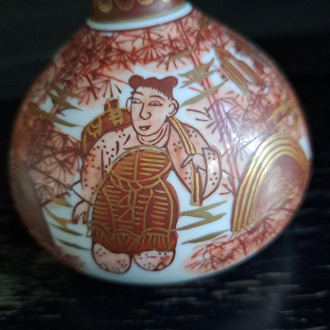 江戸中期 油壺 幻の湖東焼 赤絵金彩人物図 極上 - メルカリ