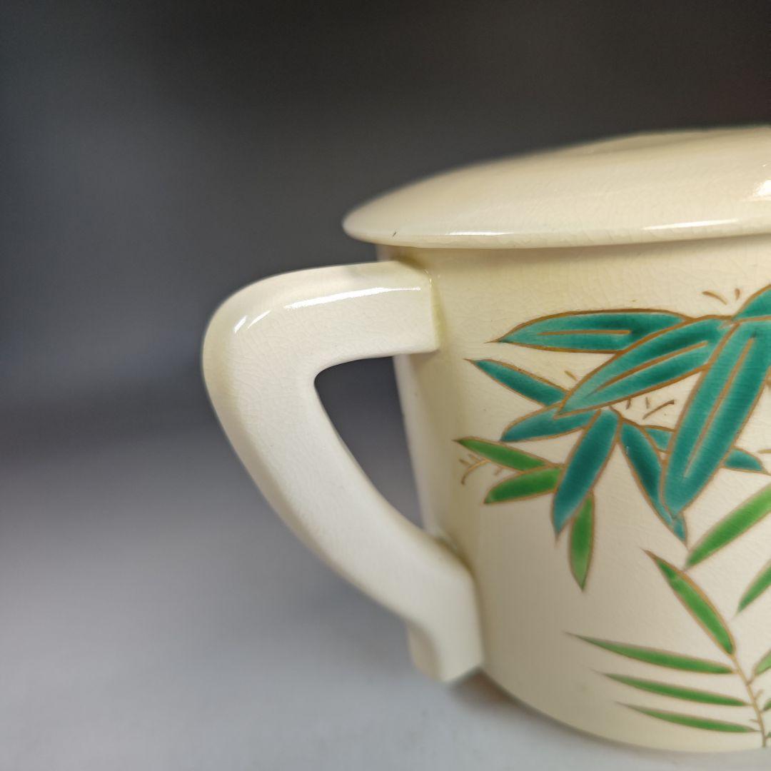 イ843 水次『宮本清香造』『青竹 水次 共箱』茶道具 水注 急須