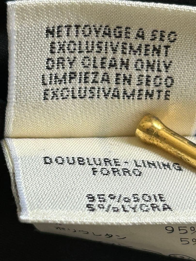 HERMES エルメス　マルジェラ期　膝丈スカート　厚手　34 フランス製