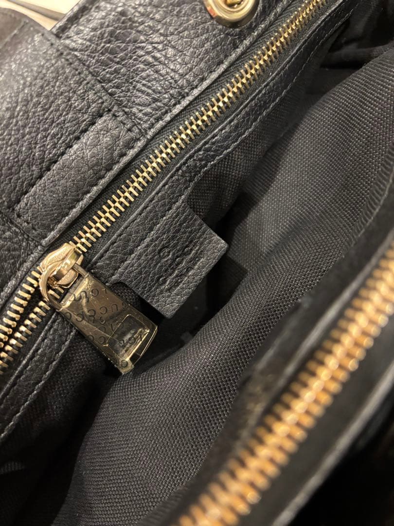 GUCCI グッチ 超美品 バンブー ショッパー 2WAY ハンドバッグ