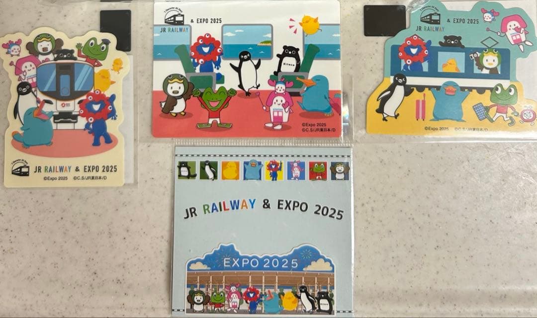 新品　大阪関西万博 ミャクミャク イコちゃん ICOCA 合皮パスケース　2個